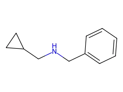 Benzyl(cyclopropylmethyl)amine structure