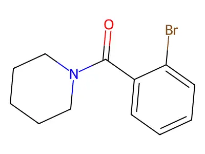 (2-Bromophenyl)(piperidin-1-yl)methanone structure
