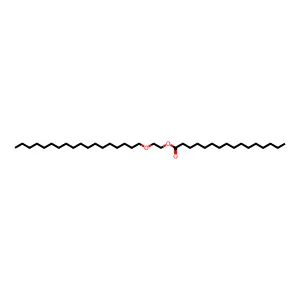 Palmitic acid, 2-(octadecyloxy)ethyl ester structure