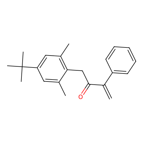 3-Buten-2-one, 1-(4-tert-butyl-2,6-xylyl)-3-phenyl- structure