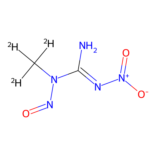 N-(~2~H_3_)Methyl-N''-nitro-N-nitrosoguanidine structure