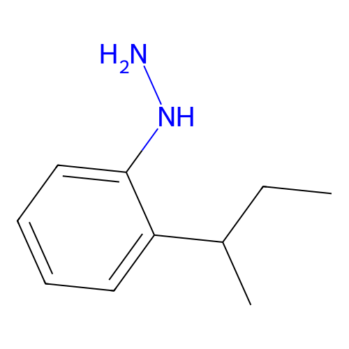 (2-Butan-2-ylphenyl)hydrazine structure