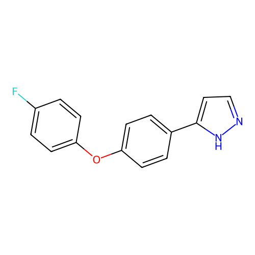 3-(4-(4-Fluorophenoxy)phenyl)-1H-pyrazole structure