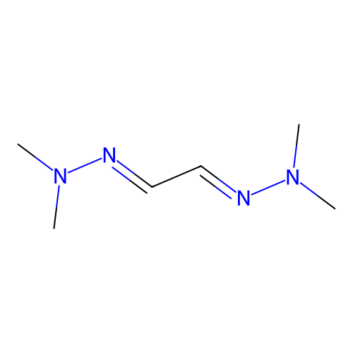 Ethanedial, bis(dimethylhydrazone) structure