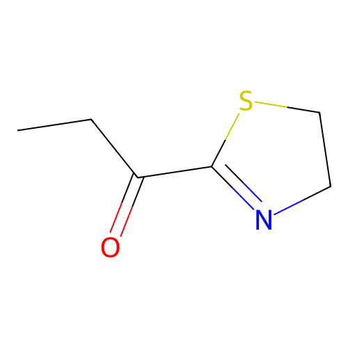 2-Propionyl-2-thiazoline structure