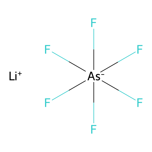 六氟砷酸锂 structure
