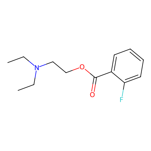 2-(Diethylamino)ethyl 2-fluorobenzoate structure