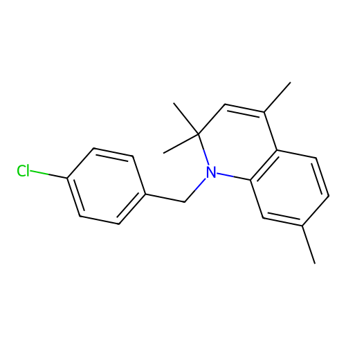 1-(4-Chlorobenzyl)-2,2,4,7-tetramethyl-1,2-dihydroquinoline structure