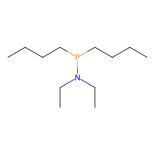 Di-ethylaminodibutylphosphine structure