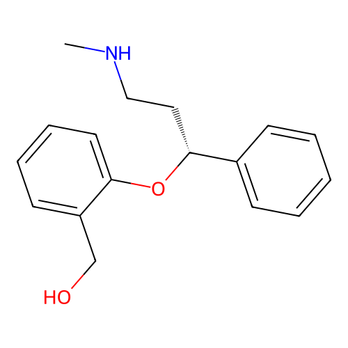 2-((1R)-3-(Methylamino)-1-phenylpropoxy)benzenemethanol structure