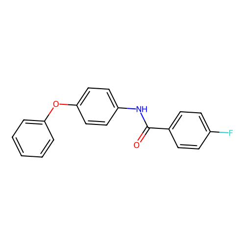 4-fluoro-N-(4-phenoxyphenyl)benzamide structure
