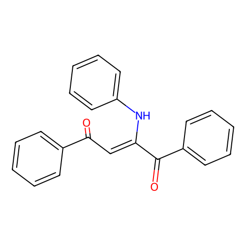 (2Z)-1,4-diphenyl-2-(phenylamino)but-2-ene-1,4-dione structure
