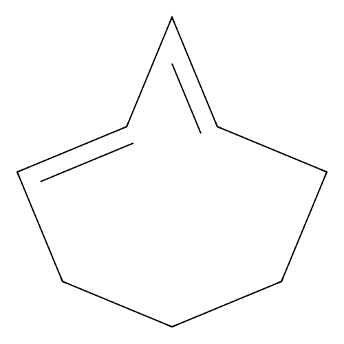 (1E,3E)-cycloocta-1,3-diene structure