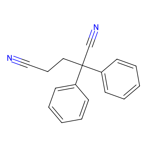 2,2-Diphenylpentanedinitrile structure