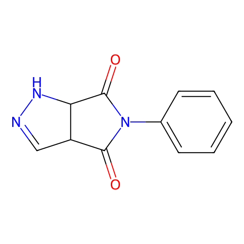5-phenyl-3a,6a-dihydro-1H-pyrrolo[3,4-c]pyrazole-4,6-dione structure
