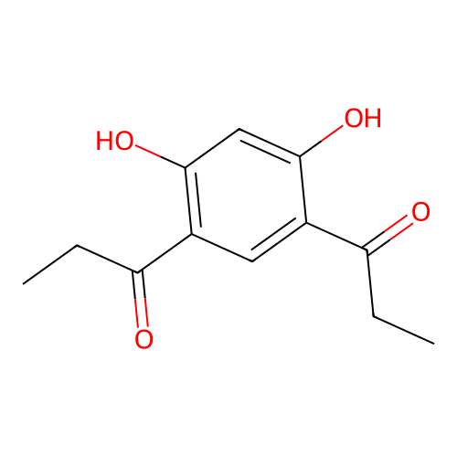 1-(2,4-Dihydroxy-5-propanoylphenyl)propan-1-one structure