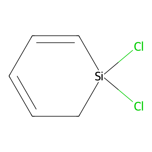 Silabenzene, 1,2-dihydro-1,1-dichloro- structure