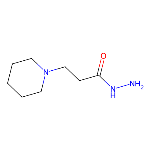 3-(Piperidin-1-yl)propanehydrazide structure