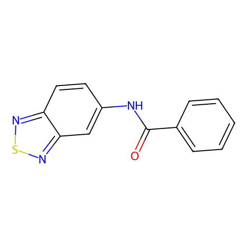 N-(2,1,3-benzothiadiazol-5-yl)benzamide structure