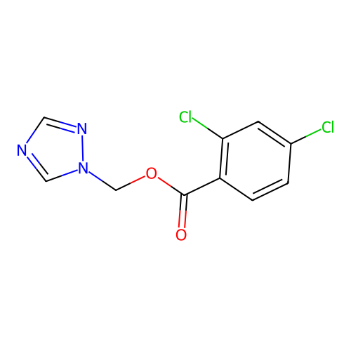 1H-1,2,4-triazol-1-ylmethyl 2,4-dichlorobenzoate structure