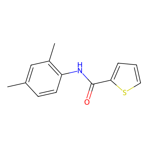 N-(2,4-dimethylphenyl)thiophene-2-carboxamide structure