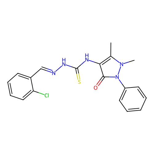 C19H18ClN5OS structure