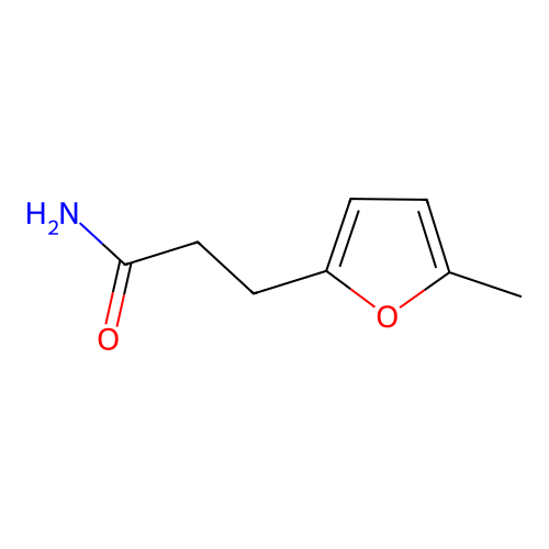 3-(5-Methyl-2-furyl)propanamide structure