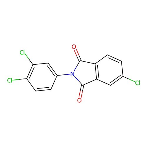 5-Chloro-2-(3,4-dichlorophenyl)isoindole-1,3-dione structure
