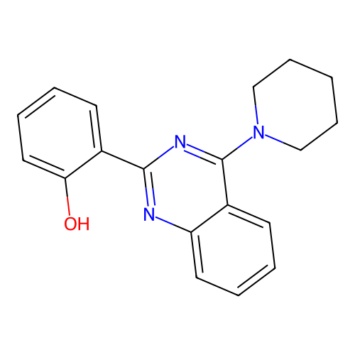 2-(4-(Piperidin-1-yl)quinazolin-2-yl)phenol structure