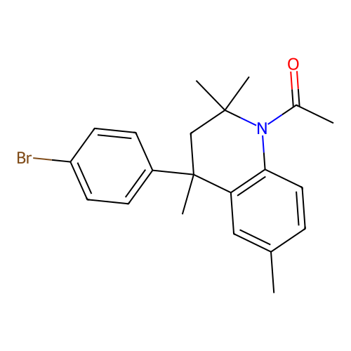 C21H24BrNO structure