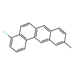 Benz(a)anthracene, 4-fluoro-10-methyl- structure