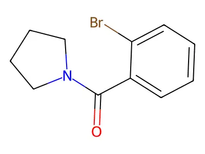 1-(Pyrrolidin-1-ylcarbonyl)-2-bromobenzene structure
