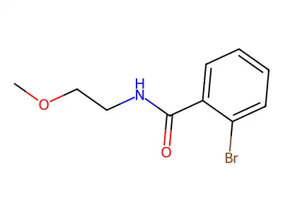 2-Bromo-N-(2-methoxyethyl)benzamide-d4 structure