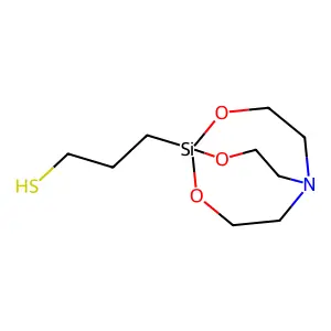 3-(2,8,9-Trioxa-5-aza-1-silabicyclo[3.3.3]undecan-1-yl)propane-1-thiol structure