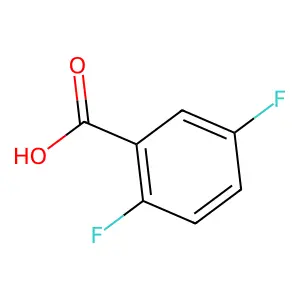 2,5-Difluorobenzoic acid structure