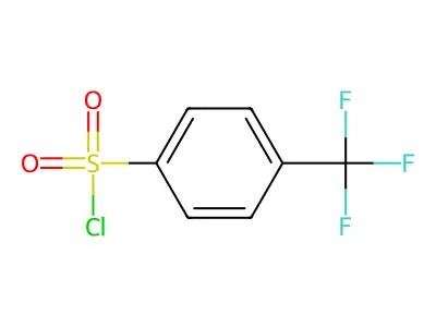 4-(Trifluoromethyl)benzenesulfonyl chloride structure