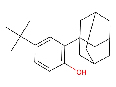 2-Adamantyl-4-tert-butylphenol structure