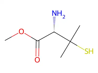 Penicillamine methyl ester structure