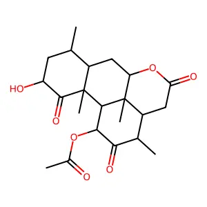 Amarolide 11-acetate structure