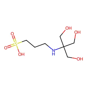N-(Tris(hydroxymethyl)methyl)-3-aminopropanesulfonic acid structure