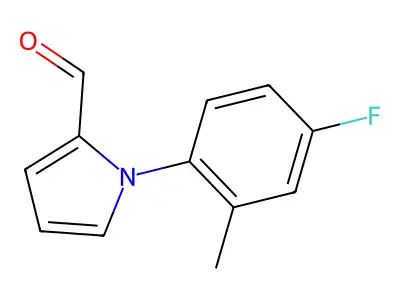 1-(4-Fluoro-2-methylphenyl)-1H-pyrrole-2-carboxaldehyde structure