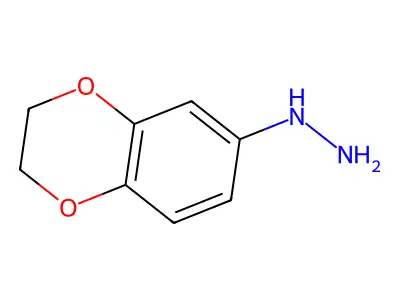 (2,3-Dihydro-benzo[1,4]dioxin-6-yl)-hydrazine structure