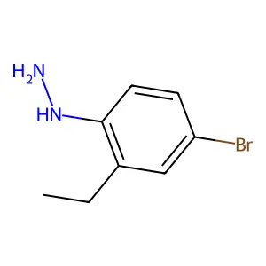 (4-Bromo-2-ethylphenyl)hydrazine structure