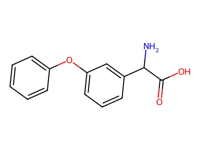 Amino(3-phenoxyphenyl)acetic acid structure