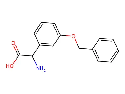 Amino-(3-benzyloxy-phenyl)-acetic acid structure