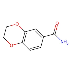 2,3-Dihydro-1,4-benzodioxine-6-carboxamide structure