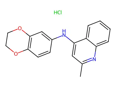 (2,3-Dihydro-benzo[1,4]dioxin-6-yl)-(2-methyl-quinolin-4-yl)-amine structure