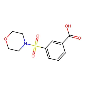 3-(Morpholine-4-sulfonyl)benzoic acid structure