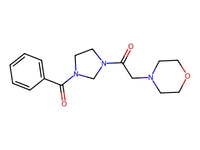 1-(3-Benzoylimidazolidin-1-yl)-2-morpholin-4-ylethanone structure