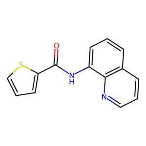 N-(quinolin-8-yl)thiophene-2-carboxamide structure